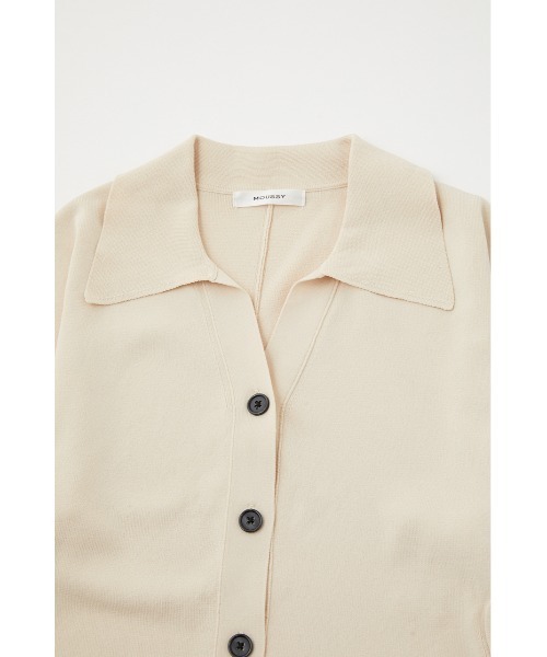 MOUSSY（マウジー）の「CURVE SLEEVE KNIT OP（ワンピース・レディース・ライトグリーン/キナリ/ダークネイビー・2/1）」の14枚目の写真