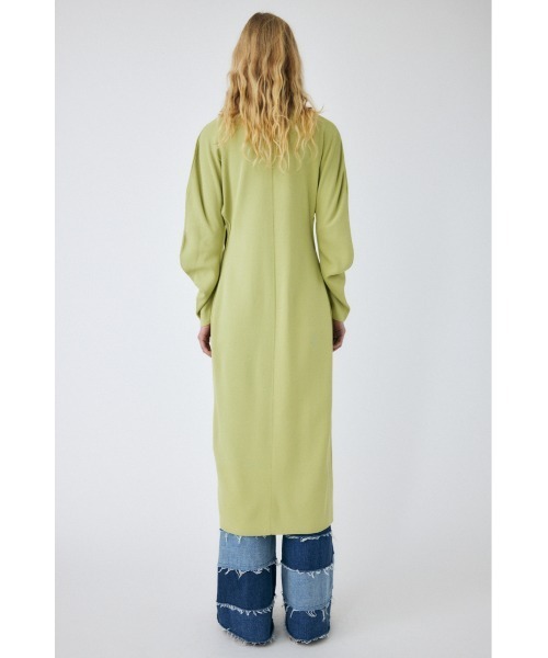 MOUSSY（マウジー）の「CURVE SLEEVE KNIT OP（ワンピース・レディース・ライトグリーン/キナリ/ダークネイビー・2/1）」の7枚目の写真