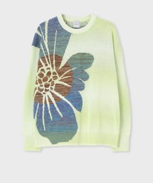 ポールスミス PAUL SMITH Hot Summerモチーフニット セーター 長袖 プルオーバー M オレンジ 135224 /NQ レディース Paul Smith - ポールスミス Hot Summerモチーフニット セーター