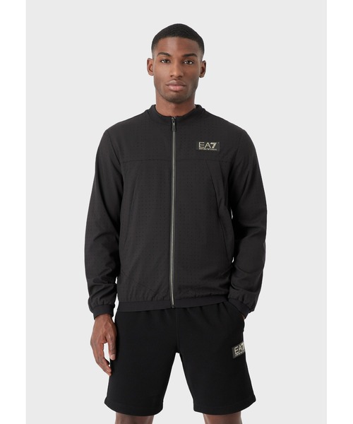 EMPORIO ARMANI EA7(エンポリオアルマーニイーエーセブン)の「【エンポリオ アルマーニ EA7】Gold Label ジップアップ スウェットシャツ(スウェット・メンズ・ブラック・LARGE/MEDIUM/SMALL/X-LARGE)」の2枚目の写真