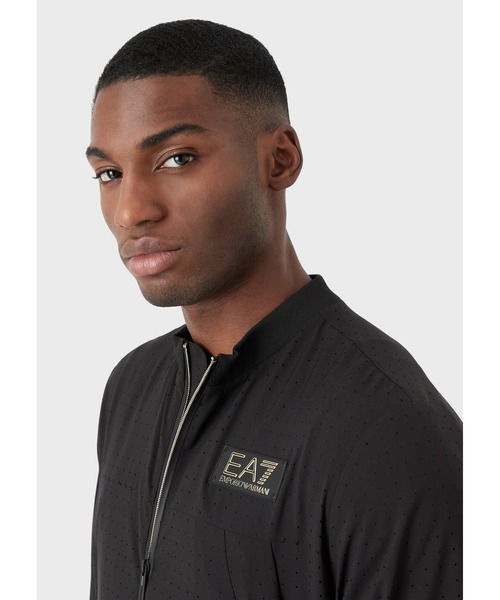 EMPORIO ARMANI EA7(エンポリオアルマーニイーエーセブン)の「【エンポリオ アルマーニ EA7】Gold Label ジップアップ スウェットシャツ(スウェット・メンズ・ブラック・LARGE/MEDIUM/SMALL/X-LARGE)」の7枚目の写真