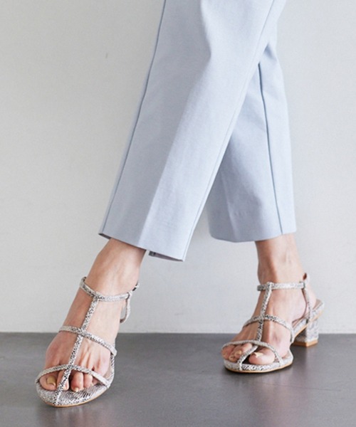 Mazell/Tストラップサンダル