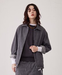 【UNISEX】デニムコーチジャケット