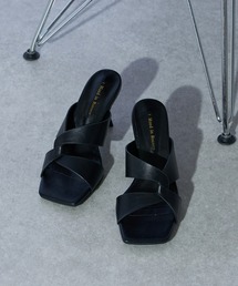 ツイストデザインミュール