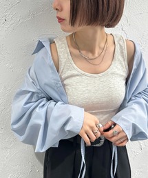 apres jour mignon | カップ付きショートタンクトップ【ZOZOTOWN限定アイテム】(タンクトップ)