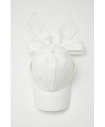 バックリボンサマーキャップ