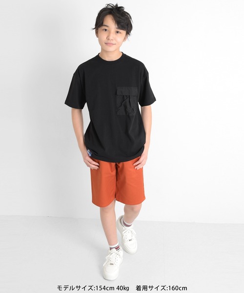 GLAZOS（グラソス）の「【Penfield】【接触冷感】フラップポケット半袖Tシャツ（Tシャツ/カットソー・キッズ・ブラック/カーキ/ロイヤルブルー・150cm/140cm/160cm/170cm）」の19枚目の写真