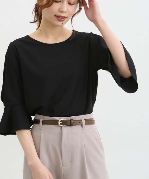 Honeys（ハニーズ）の「シンプルベルト（ベルト・レディース・ライトベージュ/ブラウン/ブラック/ブラック系その他2/ブラック系その他/ブラウン系その他/ブラック系その他4/ベージュ系その他/ブラック系その他3/ブラック系その他5/ブラウン系その他2/ダークブラウン/レオパード・FREE/M/S）」の22枚目の写真