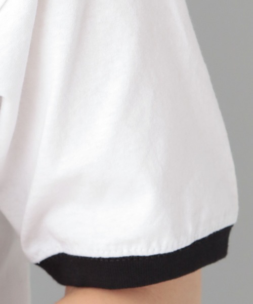 A part by(アパートバイ)の「【セレクト】REGENCY WORKSリンガーTEE(Tシャツ/カットソー・レディース・ネイビー/オフホワイト・FREE)」の8枚目の写真