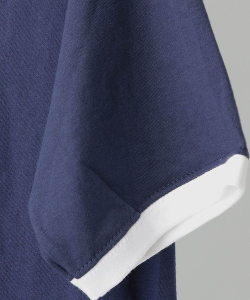 A part by(アパートバイ)の「【セレクト】REGENCY WORKSリンガーTEE(Tシャツ/カットソー・レディース・ネイビー/オフホワイト・FREE)」の6枚目の写真