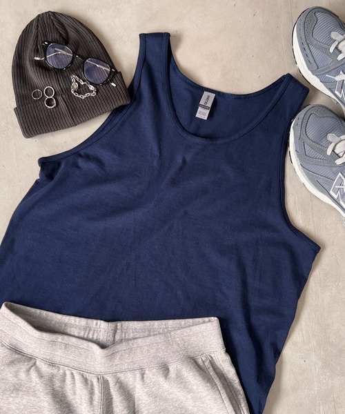 GILDAN(ギルダン)の「GILDAN(ギルダン)/ウルトラコットン100% オーバーサイズ タンクトップ 6Oz(オンス)(タンクトップ・メンズ・ホワイト/グレー/ネイビー/ブラック・S/M/L/XL)」の4枚目の写真