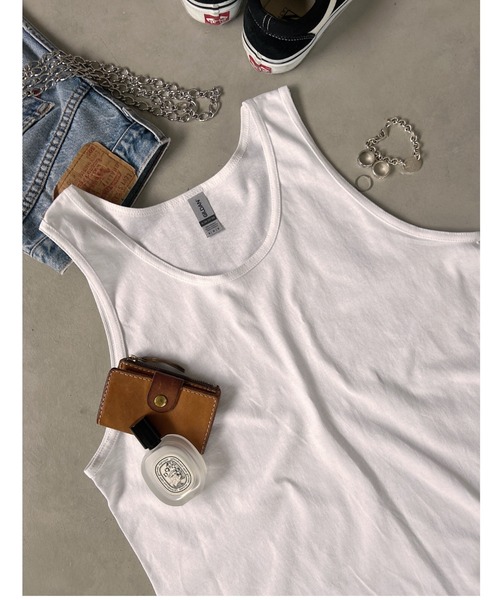 GILDAN(ギルダン)の「GILDAN(ギルダン)/ウルトラコットン100% オーバーサイズ タンクトップ 6Oz(オンス)(タンクトップ・メンズ・ホワイト/グレー/ネイビー/ブラック・S/M/L/XL)」の14枚目の写真