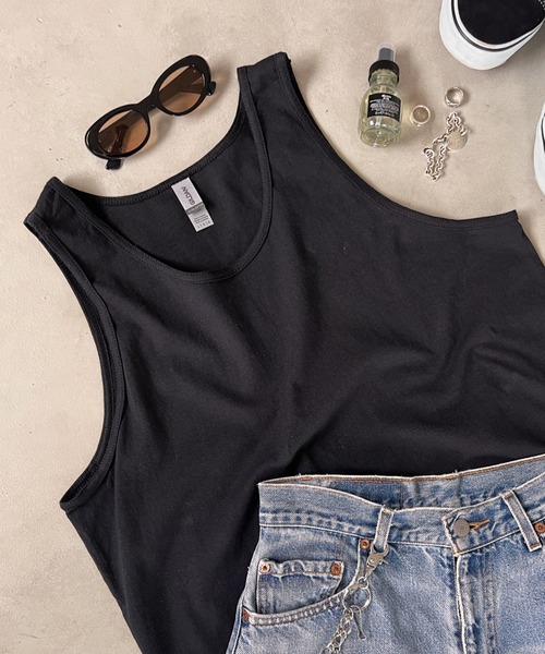 GILDAN(ギルダン)の「GILDAN(ギルダン)/ウルトラコットン100% オーバーサイズ タンクトップ 6Oz(オンス)(タンクトップ・メンズ・ホワイト/グレー/ネイビー/ブラック・S/M/L/XL)」の17枚目の写真