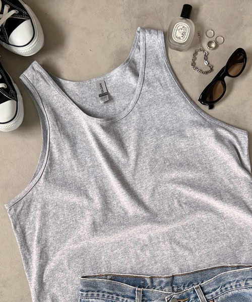 GILDAN(ギルダン)の「GILDAN(ギルダン)/ウルトラコットン100% オーバーサイズ タンクトップ 6Oz(オンス)(タンクトップ・メンズ・ホワイト/グレー/ネイビー/ブラック・S/M/L/XL)」の19枚目の写真