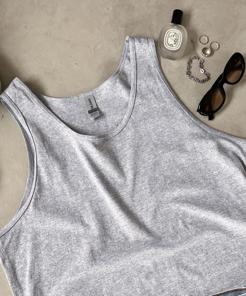 GILDAN(ギルダン)の「GILDAN(ギルダン)/ウルトラコットン100% オーバーサイズ タンクトップ 6Oz(オンス)(タンクトップ・メンズ・ホワイト/グレー/ネイビー/ブラック・S/M/L/XL)」の21枚目の写真