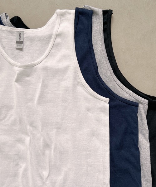GILDAN(ギルダン)の「GILDAN(ギルダン)/ウルトラコットン100% オーバーサイズ タンクトップ 6Oz(オンス)(タンクトップ・メンズ・ホワイト/グレー/ネイビー/ブラック・S/M/L/XL)」の13枚目の写真