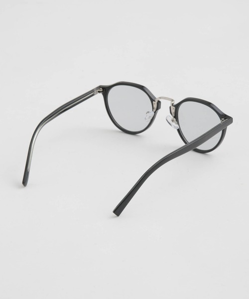 NANO universe（ナノユニバース）の「LB.04/アイウェア/ボストン型 1（サングラス・メンズ・ライトグレー/パープル・FREE）」の7枚目の写真
