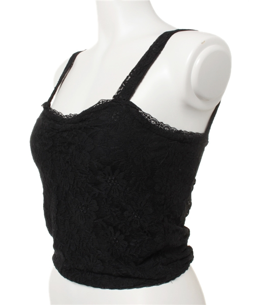WEGO（ウィゴー）の「WEGO/カップインレースキャミソール（キャミソール・レディース・ホワイト/ブラック・FREE）」の3枚目の写真