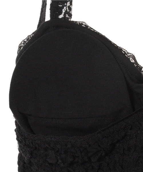 WEGO（ウィゴー）の「WEGO/カップインレースキャミソール（キャミソール・レディース・ホワイト/ブラック・FREE）」の8枚目の写真