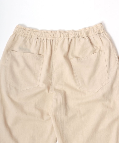 Salong hameu（サロン ハミュー）の「綿麻クロップドジョガーパンツ　メンズ レディース/イージーパンツ（その他パンツ・メンズ・ブラック/カーキ/グレー/ベージュ・M/L/LL）」の13枚目の写真