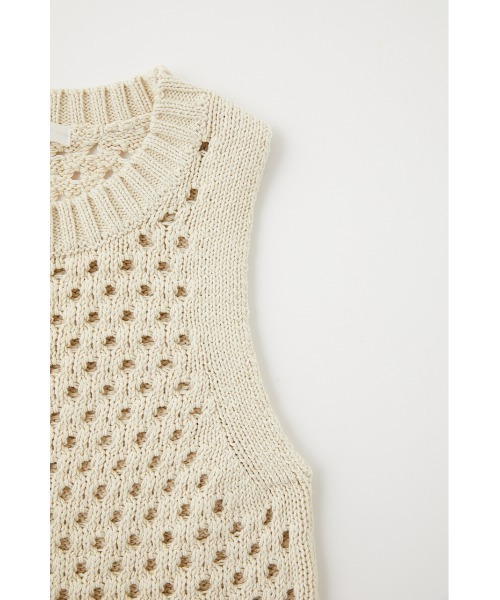 MOUSSY（マウジー）の「CROCHET タンクトップ（タンクトップ・レディース・アイボリー/グリーン/ブラウン・FREE）」の12枚目の写真