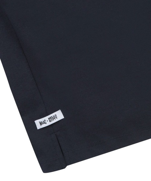 WAAC(ワック)の「WOMENS ハローキティコラボ BACKプロント Tシャツ(Tシャツ/カットソー・レディース・ホワイト/ピンク/ネイビー・3/1/2)」の6枚目の写真