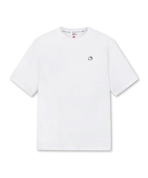 WAAC(ワック)の「WOMENS ハローキティコラボ BACKプロント Tシャツ(Tシャツ/カットソー・レディース・ホワイト/ピンク/ネイビー・3/1/2)」の10枚目の写真