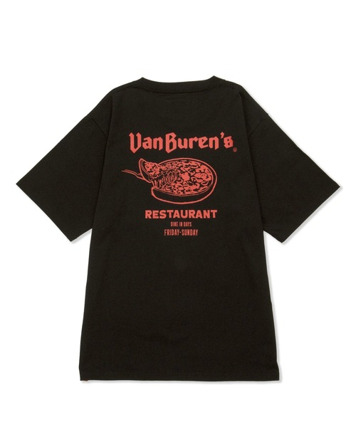 UNIVERSAL OVERALL(ユニバーサルオーバーオール)の「ユニバーサルオーバーオール プリントTシャツ / ロゴTシャツ / RESTAURANT TEE(Tシャツ/カットソー・メンズ・ブラック×レッド/ブラック×ホワイト/ホワイト×レッド・M/L/S/XL)」の18枚目の写真
