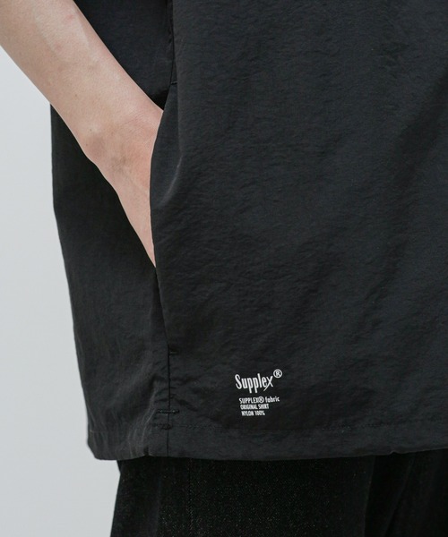 NANO universe（ナノユニバース）の「LB.03/Supplex(R)Nylon レギュラーカラーシャツ（シャツ/ブラウス・メンズ・ネイビー/ブラック/ベージュ・L/M/S）」の12枚目の写真