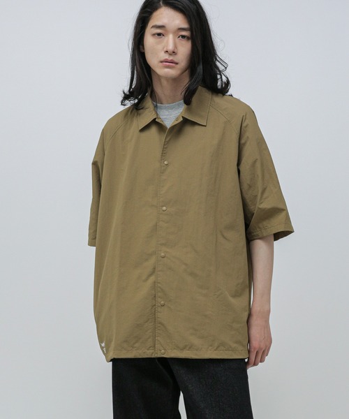 NANO universe（ナノユニバース）の「LB.03/Supplex(R)Nylon レギュラーカラーシャツ（シャツ/ブラウス・メンズ・ネイビー/ブラック/ベージュ・L/M/S）」の19枚目の写真