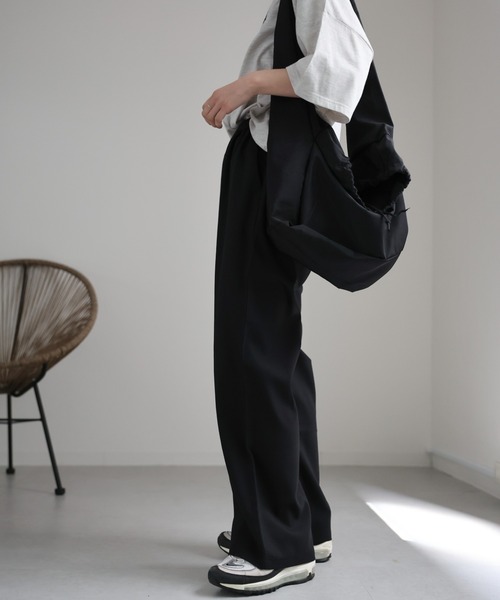 ap retro（アプレトロ）の「ウエストゴムリラックスパンツ / イージーパンツ（その他パンツ・レディース・チャコールグレー/アイボリー/グレー/ブラック・FREE）」の20枚目の写真