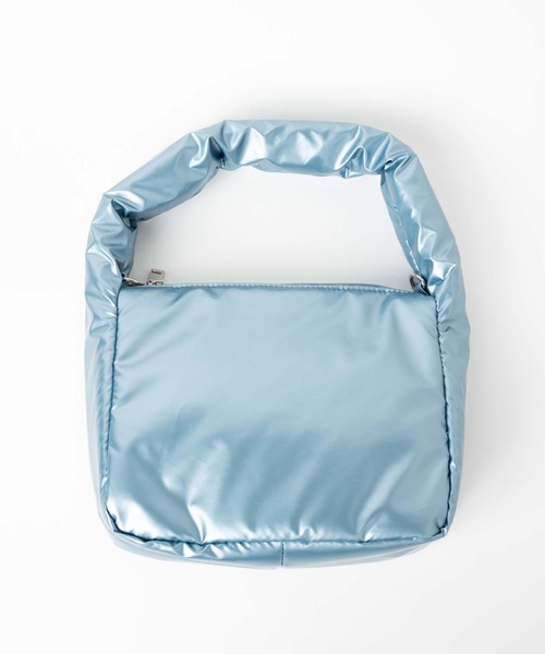 WEGO（ウィゴー）の「WEGO/【一部店限定】パデッドミニショルダー（ショルダーバッグ・レディース・サックスブルー/シルバー・FREE）」の8枚目の写真