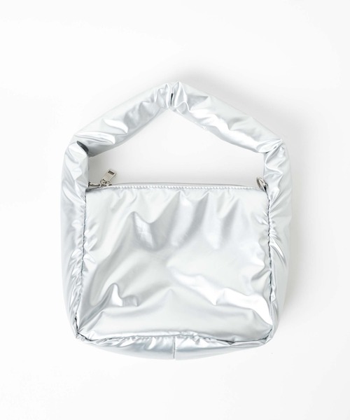 WEGO（ウィゴー）の「WEGO/【一部店限定】パデッドミニショルダー（ショルダーバッグ・レディース・サックスブルー/シルバー・FREE）」の9枚目の写真