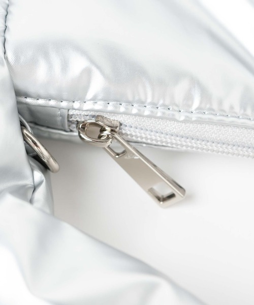 WEGO（ウィゴー）の「WEGO/【一部店限定】パデッドミニショルダー（ショルダーバッグ・レディース・サックスブルー/シルバー・FREE）」の13枚目の写真