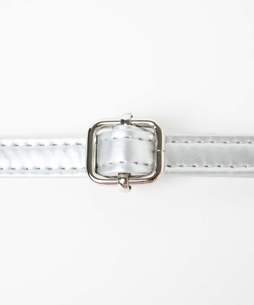 WEGO（ウィゴー）の「WEGO/【一部店限定】パデッドミニショルダー（ショルダーバッグ・レディース・サックスブルー/シルバー・FREE）」の14枚目の写真