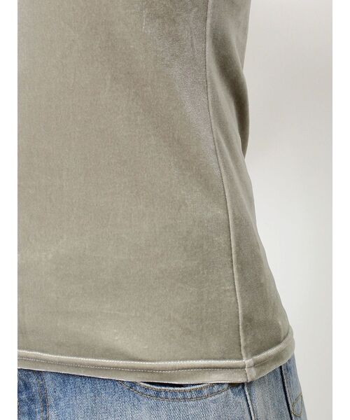 Ungrid（アングリッド）の「ベロアフィットTee（Tシャツ/カットソー・レディース・オレンジ/グリーン/ヘザーグレー・FREE）」の22枚目の写真