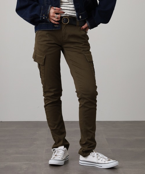 atONE(アットワン)の「atONE ツイルカーゴパンツ(カーゴパンツ・レディース・ブラック/ベージュ/カーキ・L/LL/3L/4L/M)」の16枚目の写真