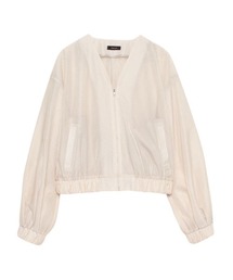 anuans（アニュアンス）の「ボリュームスリーブシアーブルゾン