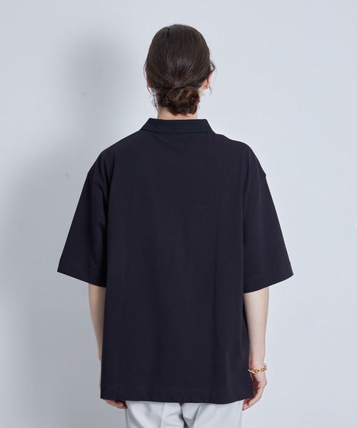 JUNRED(ジュンレッド)の「ハーフジップポロルーズPO(Tシャツ/カットソー・メンズ・ブラック/ミント/ライトグレー・L/M/S)」の16枚目の写真