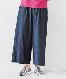 avecmoi | 【佐藤かなさんプロデュース】 アヴェクモワ　デニムキュロパン〈インディゴ〉(デニムパンツ)
