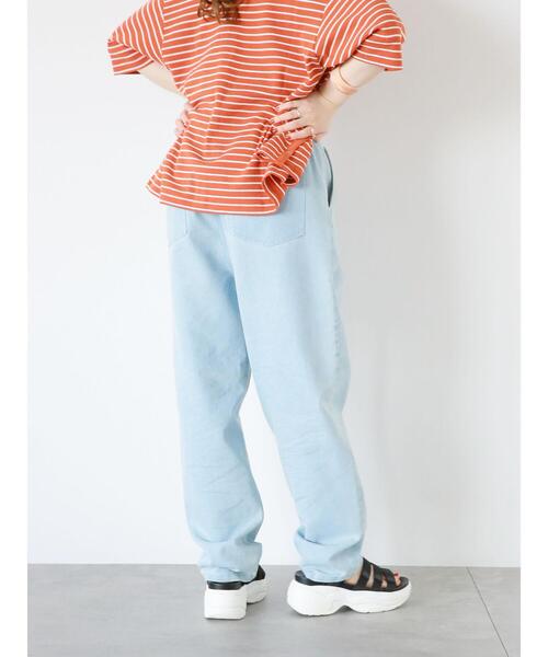 ehka sopo（エヘカソポ）の「デニムテーパードパンツ（デニムパンツ・レディース・ブルー/サックスブルー/ネイビー・F）」の15枚目の写真