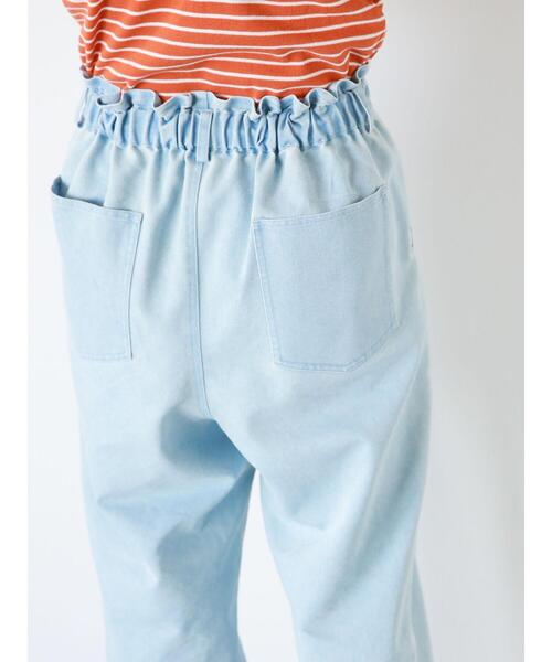 ehka sopo（エヘカソポ）の「デニムテーパードパンツ（デニムパンツ・レディース・ブルー/サックスブルー/ネイビー・F）」の17枚目の写真