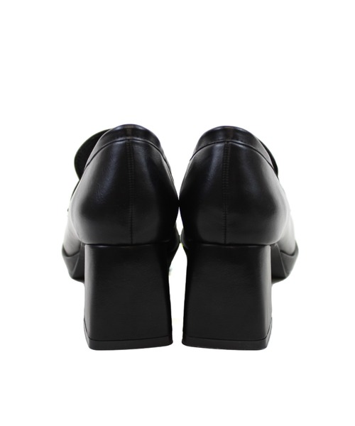 VIVIAN（ヴィヴィアン）の「スクエアトゥプラットフォームローファーパンプス　ZOZOTOWN+オフィシャルサイト限定商品（パンプス・レディース・ブラック・S/M/L/LL）」の18枚目の写真