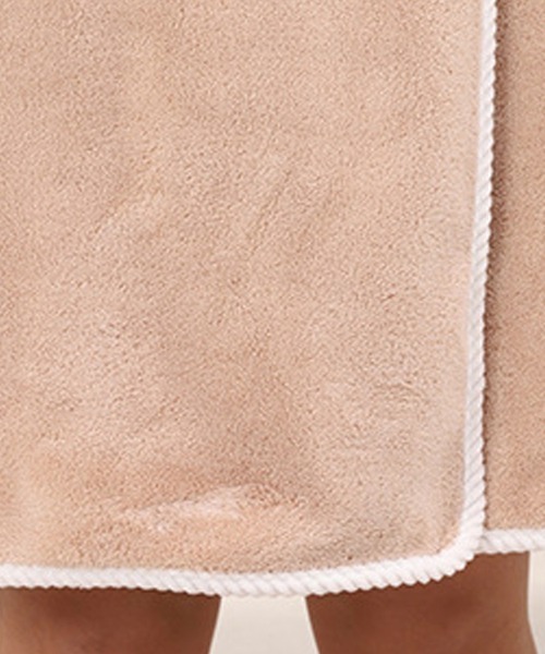 Doux Belle（ドゥーベル）の「ポケット付きバスラップタオル（ガウン/バスローブ・レディース・ピンク/ミント/ブルー/パープル/ベージュ・FREE）」の14枚目の写真