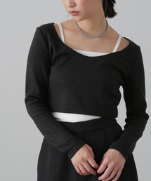 FREE'S MART | キャミセットショート丈カットソー(Tシャツ/カットソー)