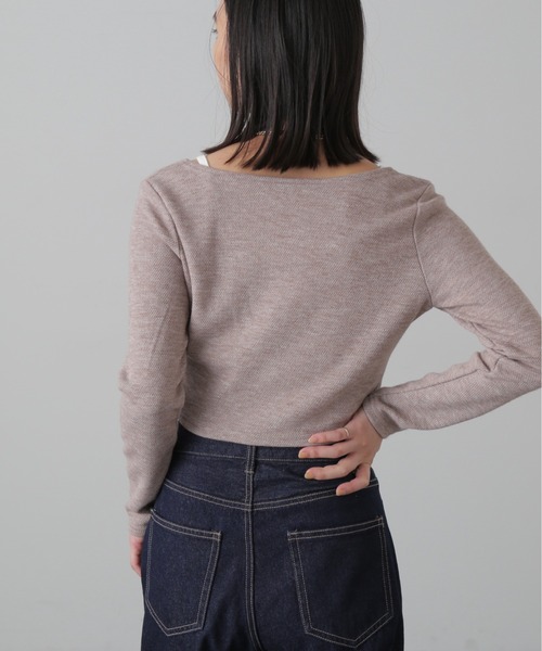 FREE'S MART（フリーズマート）の「キャミセットショート丈カットソー（Tシャツ/カットソー・レディース・ブルー/ブラウン/ブラック・FREE）」の22枚目の写真