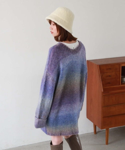 archives（アルシーヴ）の「ファーハット（ハット・レディース・ブラック/オフホワイト/グレイッシュベージュ・FREE）」の19枚目の写真