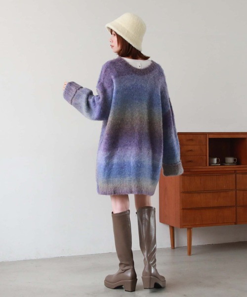 archives（アルシーヴ）の「ファーハット（ハット・レディース・ブラック/オフホワイト/グレイッシュベージュ・FREE）」の21枚目の写真