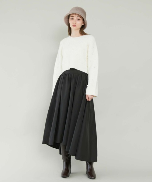 archives（アルシーヴ）の「ファーハット（ハット・レディース・ブラック/オフホワイト/グレイッシュベージュ・FREE）」の12枚目の写真