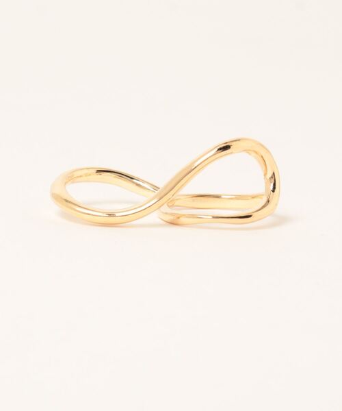 natural couture(ナチュラルクチュール)の「ダブルフィンガーリング(リング・レディース・シルバー/ゴールド・FREE)」の11枚目の写真
